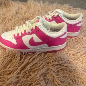 Pink Nike dunks